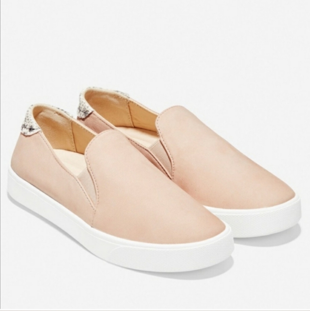 Cole‎ Haan GrandPro Spectator 2.0 Slip On Sneakers Shoes Pink 8.5